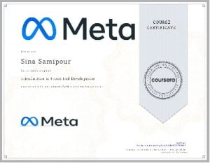 Meta Certificate